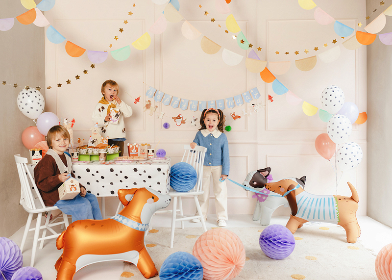 Ghirlanda decorativa multicolor pastel 3m