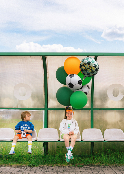 Balon folie minge de fotbal, 35 x 35 cm