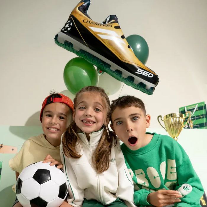 Balon folie „Golden Boot Football” 45x79 cm, auriu