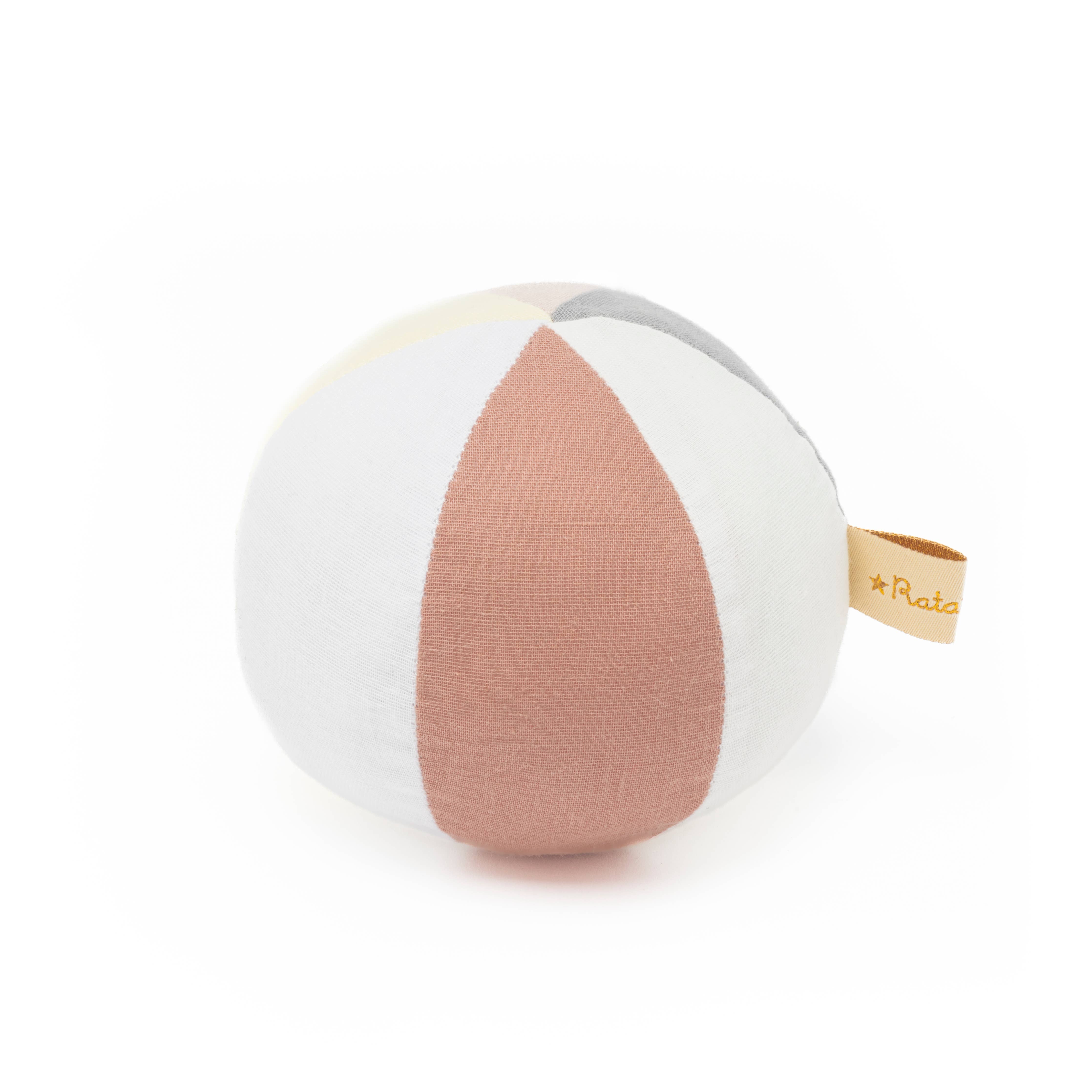 Baby fabric ball 10 cm – pink