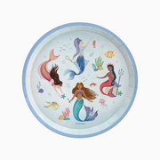 Farfurii  tematică sirenă (6 buc) 23 cm, multicolor,