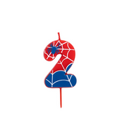 Lumânare Tort Cifra 2 Spider – 6 cm