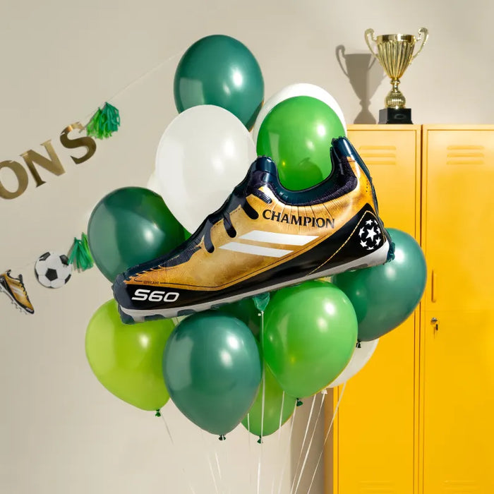 Balon folie „Golden Boot Football” 45x79 cm, auriu