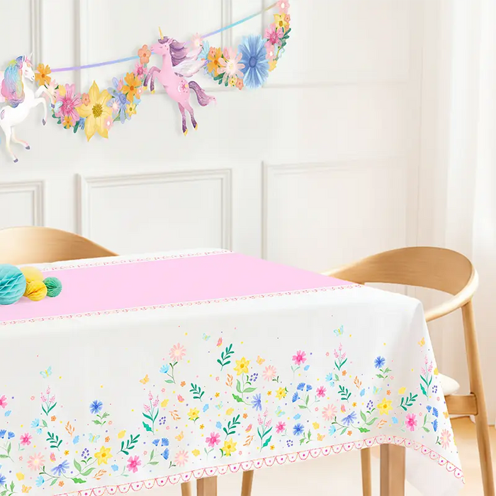 Față de masă impermeabilă „Magical Flowers” 1.2x1.8m, multicolor