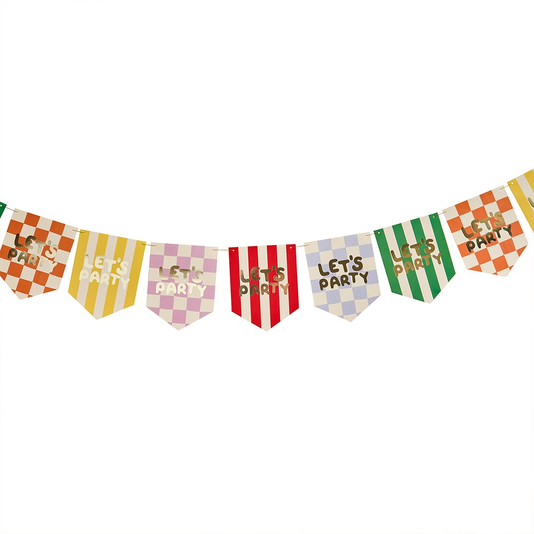 Ghirlandă „Let’s Party” 2m multicolor