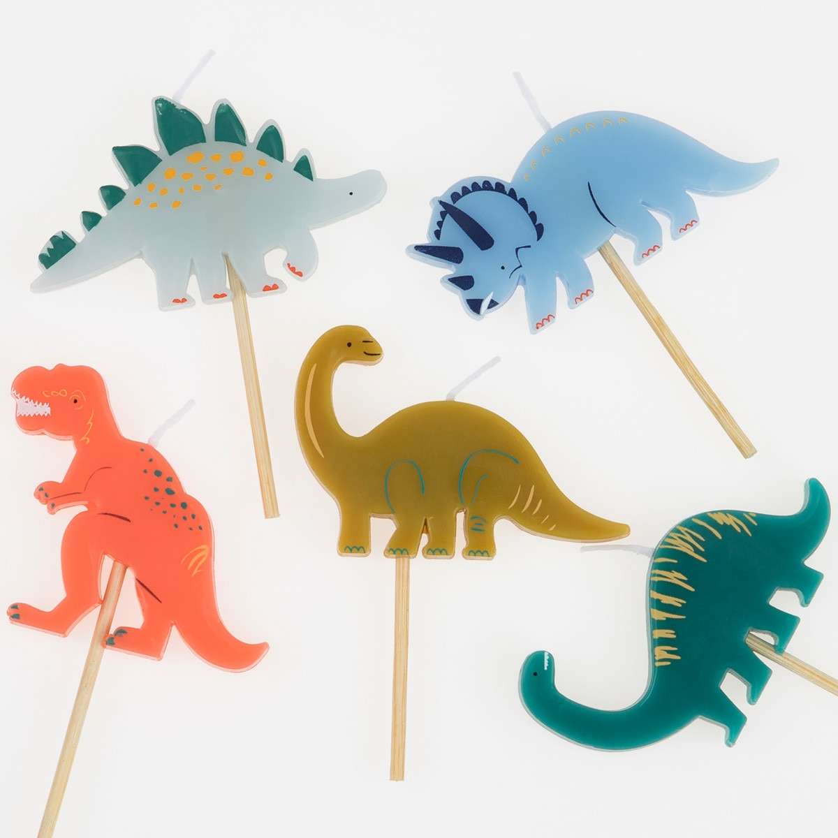 Lumânări dinozauri (5 buc)