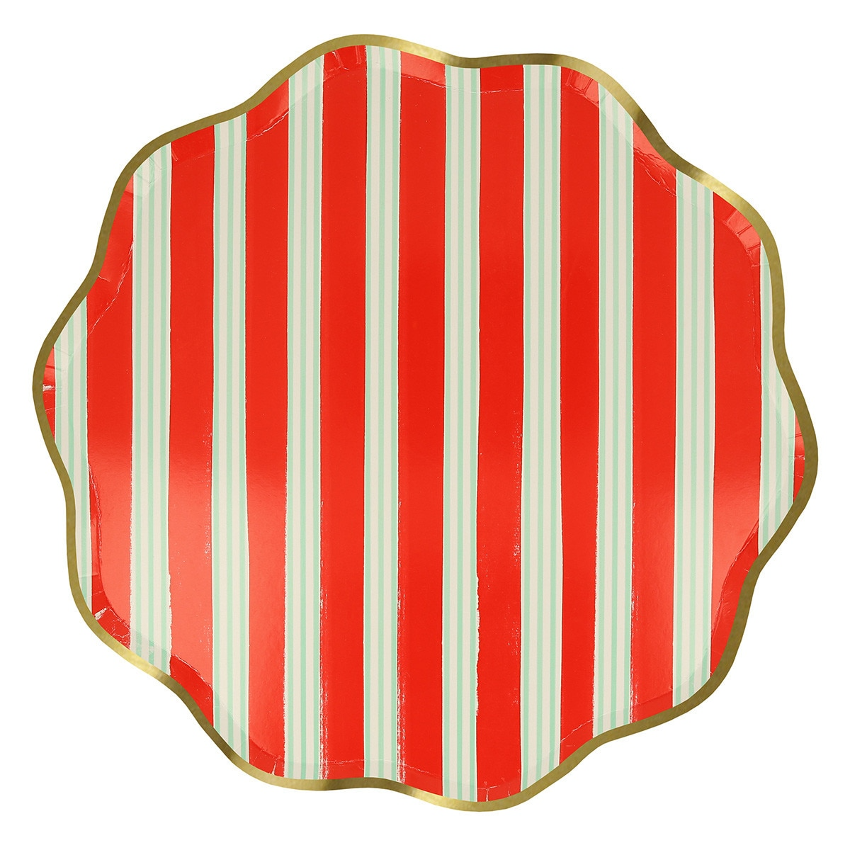 Farfurii festive cu dungi (8 buc)