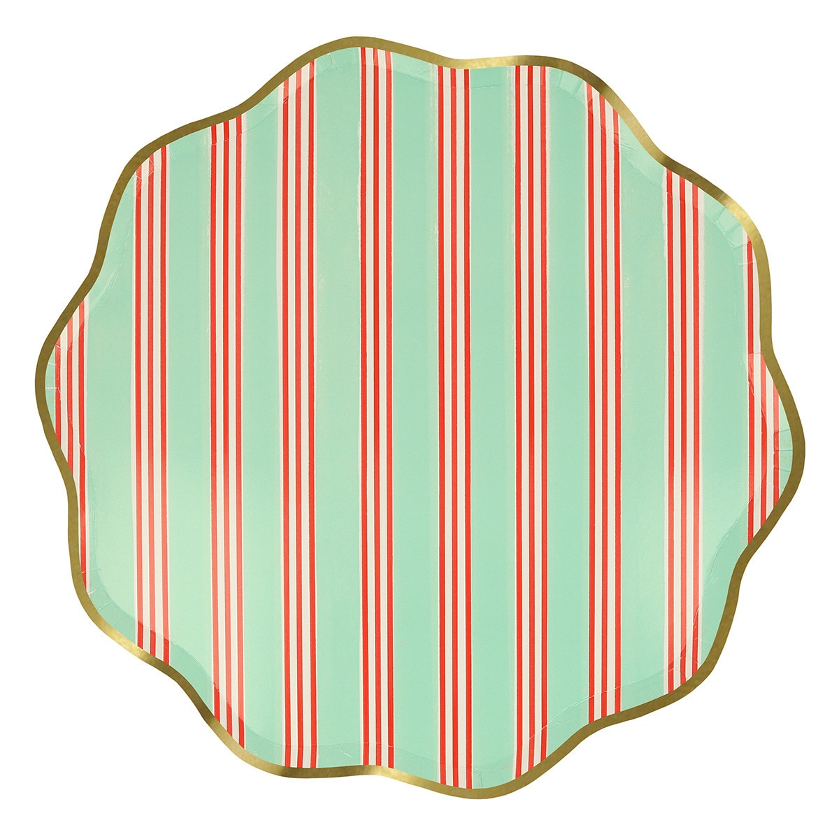 Farfurii festive cu dungi (8 buc)