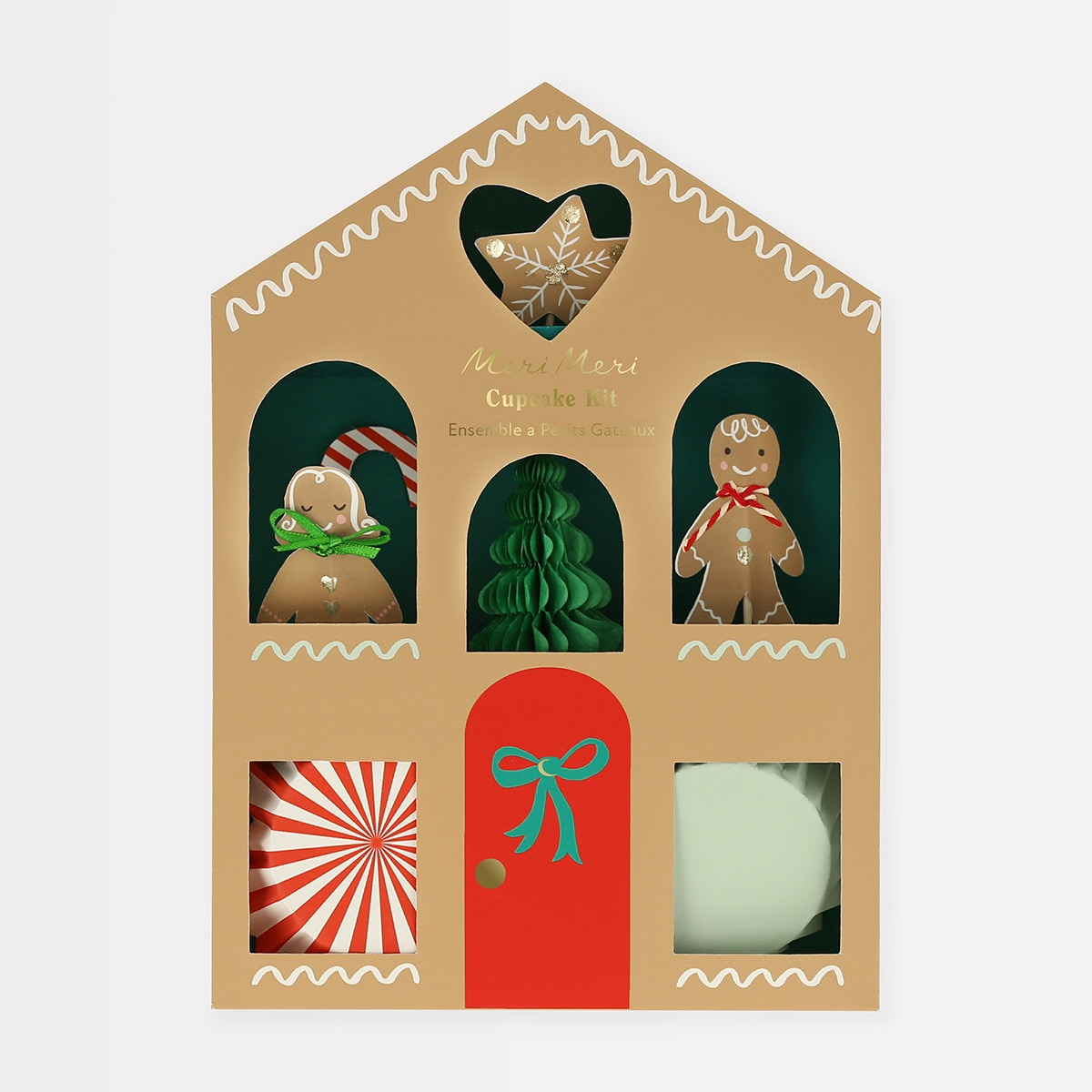 Set pentru brioșe „Gingerbread” (24 toppere)