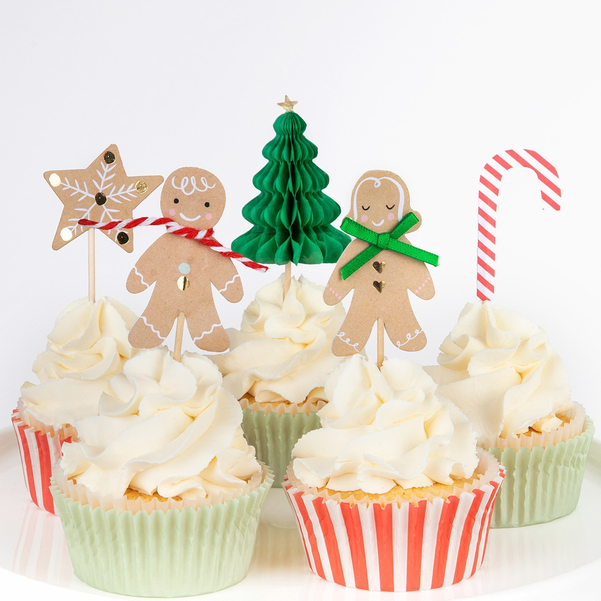 Set pentru brioșe „Gingerbread” (24 toppere)