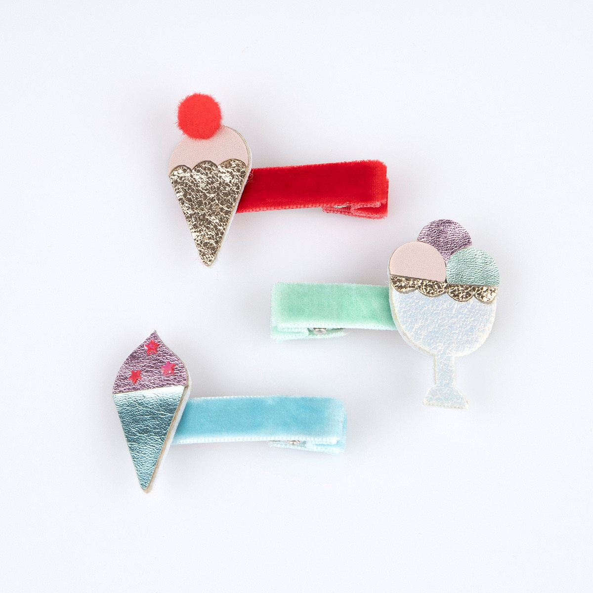 Clame de păr înghețată (6 buc) Meri Meri