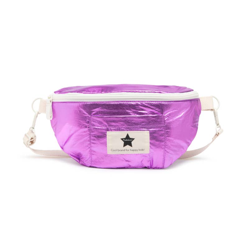Borsetă Metallic Violet, 30x8cm