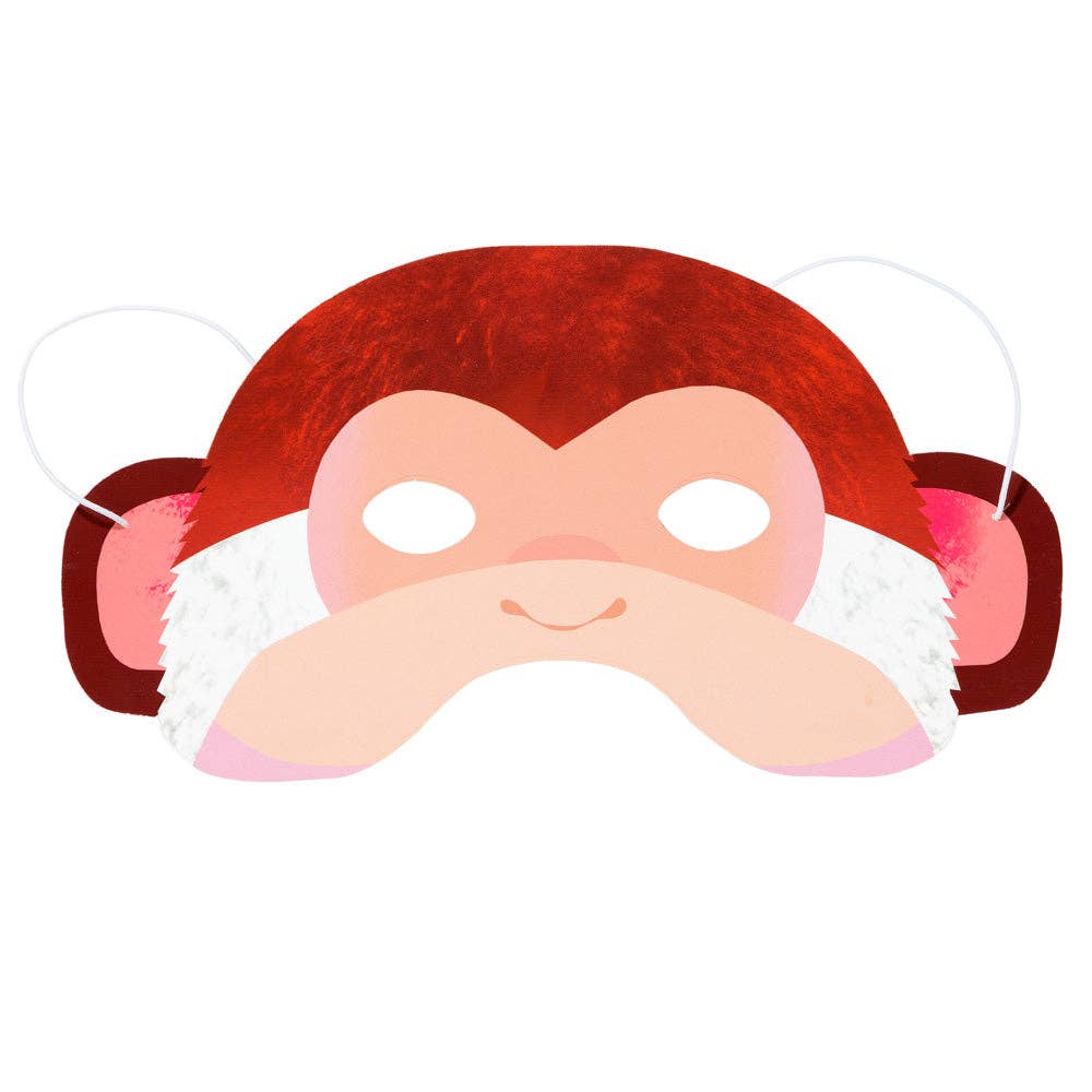 Măști din Hârtie Party Animals | Set 8 Bucăți