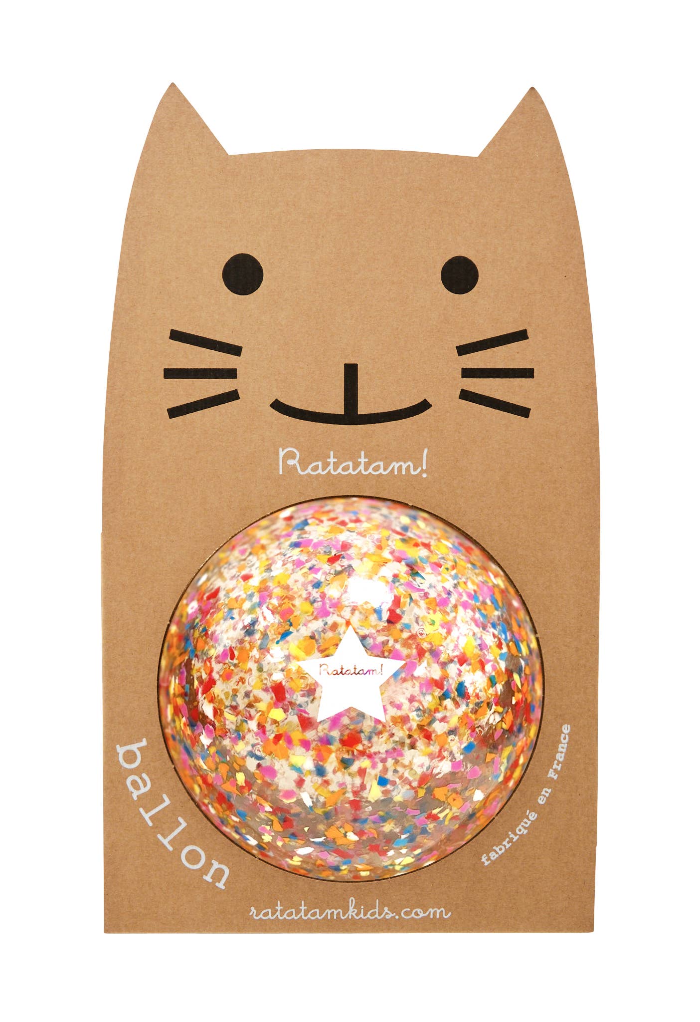 Minge Confetti 22 cm, Multicolor (Eco)