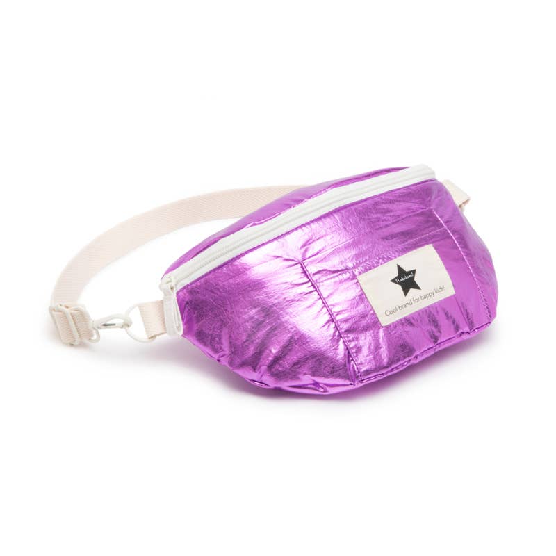Borsetă Metallic Violet, 30x8cm