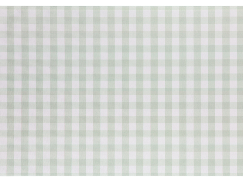 Traversa de masa, verde salvie cu bej, 40 x 500 cm