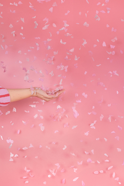 Tun Confetti, Gender reveal, roz (20cm)