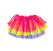 Fustă tutu Punky (3–8 ani) Roz/galben/mov