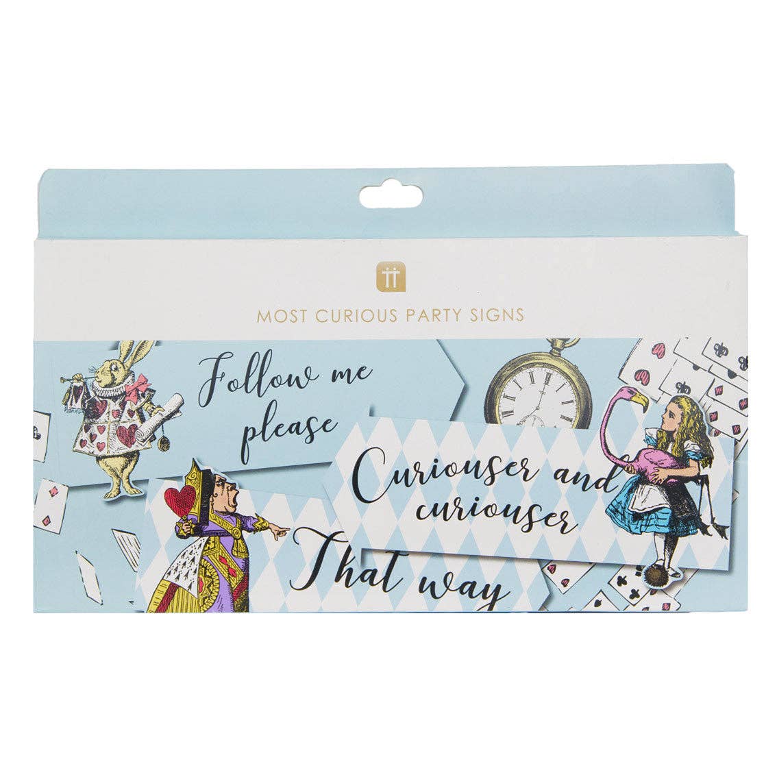 Indicatoare Decorative Alice în Țara Minunilor | Set 12 Bucăți