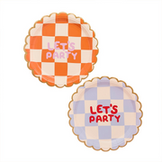 Farfurii „Lets Party” Playful Brights (8 buc) multicolor