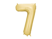 Balon din Folie, Cifra 7, 86cm, Auriu