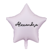 Balon Folie Personalizat cu Heliu, Stea (40cm) Mov Mat