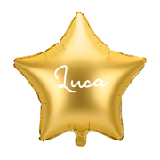 Balon Folie Personalizat cu Heliu, Stea (40cm) Auriu