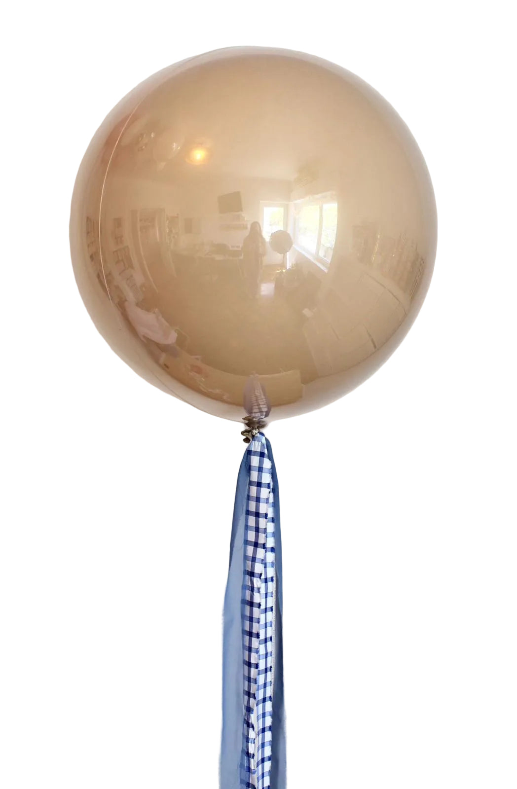 Balon cu heliu „Glass Effect” 60 cm, Bej