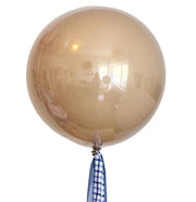 Balon cu heliu „Glass Effect” 60 cm, Bej