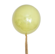Balon cu heliu „Glass Effect” 60 cm, Galben