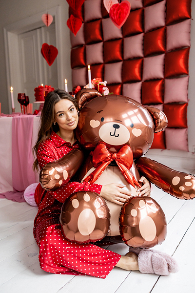 Balon Folie Ursulet 59x88 cm Valentine's day