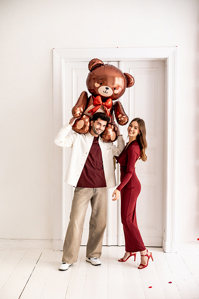 Balon Folie Ursulet 59x88 cm Valentine's day