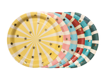 Farfurii din Hartie cu Tematica Circ (6 buc) 18cm, Multicolor