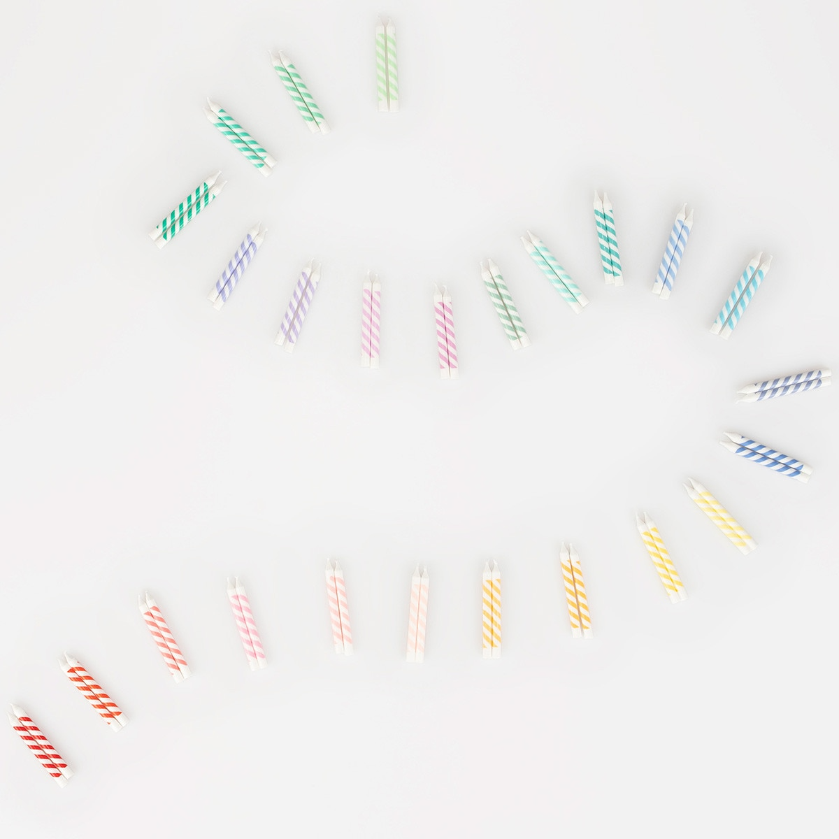 Lumanari Mini pentru tort Rainbow (50 buc)