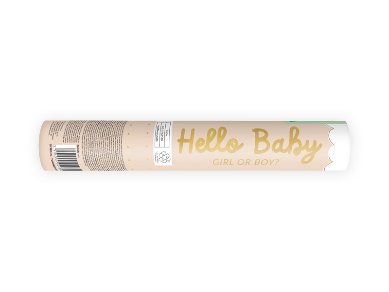 Tun Confetti, Gender reveal, roz (20cm)