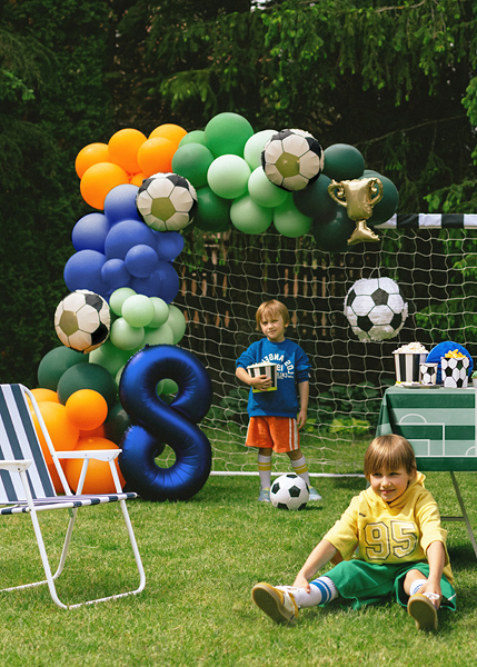 Balon din Folie, Cifra 8, 86cm Albastru Marin