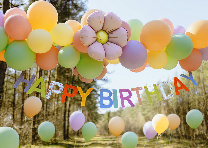 Banner Happy Birthday, multicolor, 2.2m