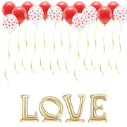 Aranjament cu baloane (20 buc) Valentine’s Day LOVE ❤️✨