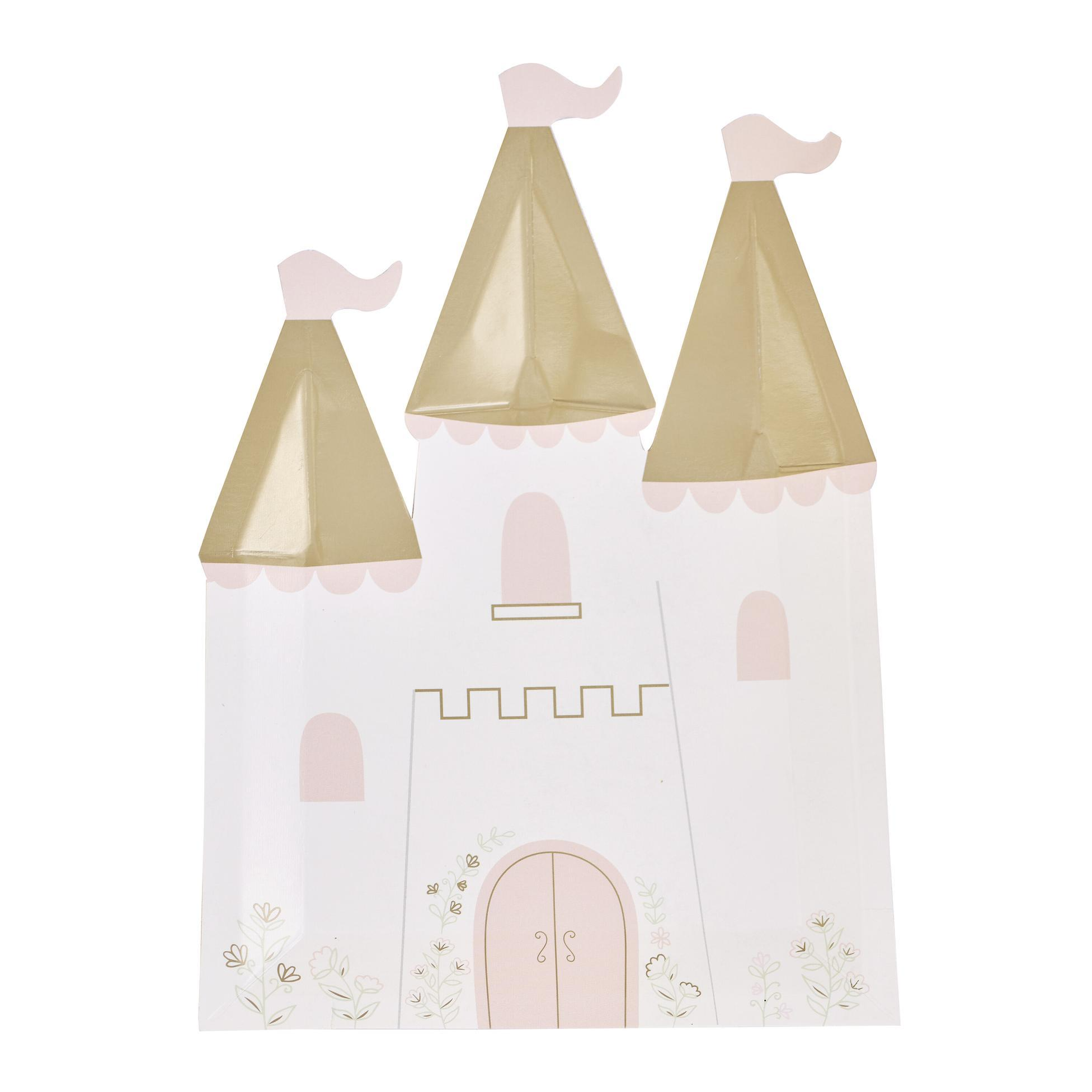 Farfurii Castel pentru Petreceri de Printese (8 buc) 21cm x 14cm