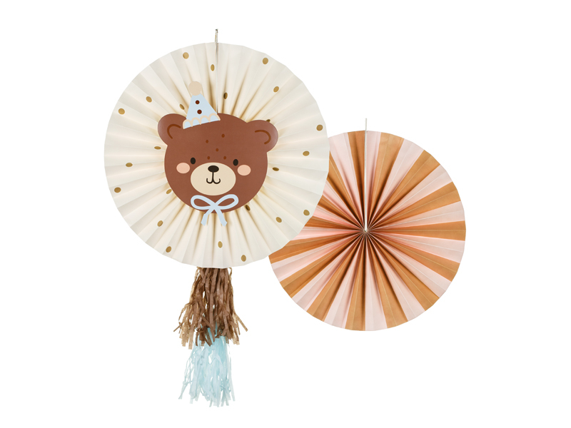 Set 2 rozete decorative ursuleti, 30-35 cm PartyDeco