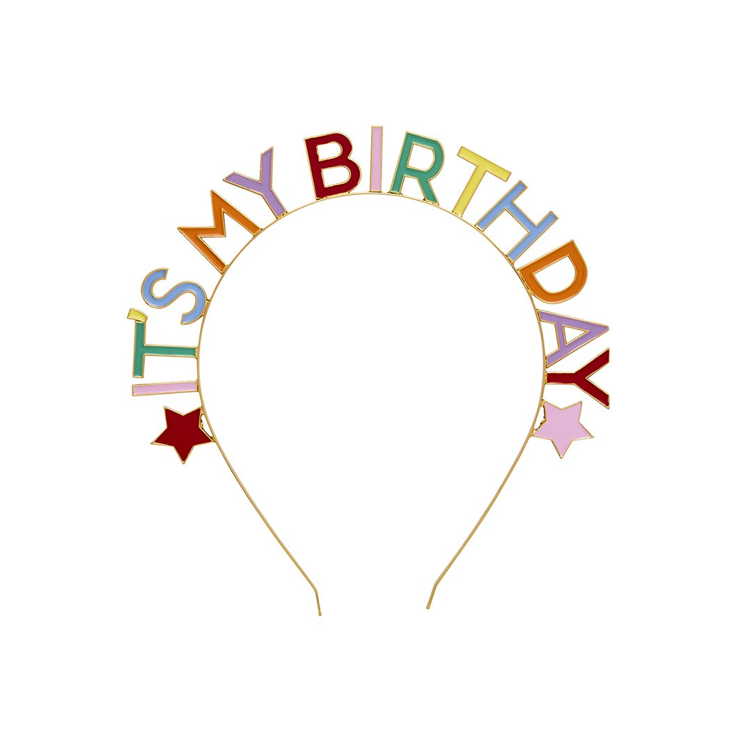 Bentita Metalica Colorata - „It's My Birthday”