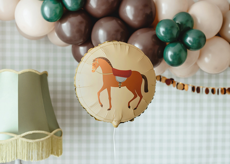 Balon din folie Cal, 35 cm