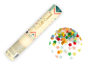 Tun Confetti cu Stele Multicolore, 20 cm