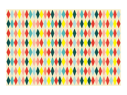Fata de Masa din Hartie cu Diamante Colorate, 180 x 120 cm, Tematica de Circ