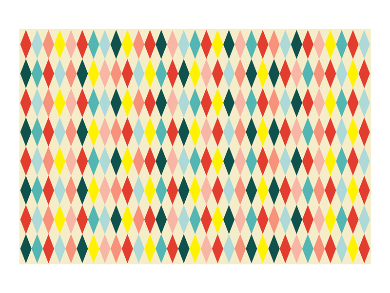 Fata de Masa din Hartie cu Diamante Colorate, 180 x 120 cm, Tematica de Circ