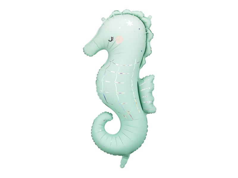 Balon din Folie Calcan, 47x98 cm, Turcoaz Deschis Petrecere Sirena