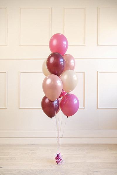 Set baloane 27cm (10 buc) Pink Mix PartyDeco