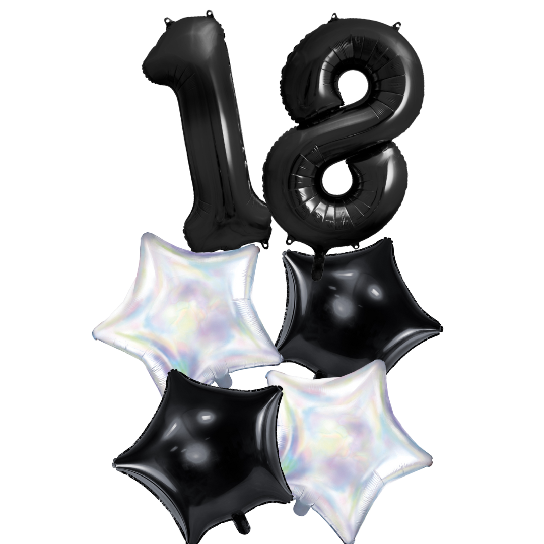 Set baloane cu heliu – Majorat (18 ani)