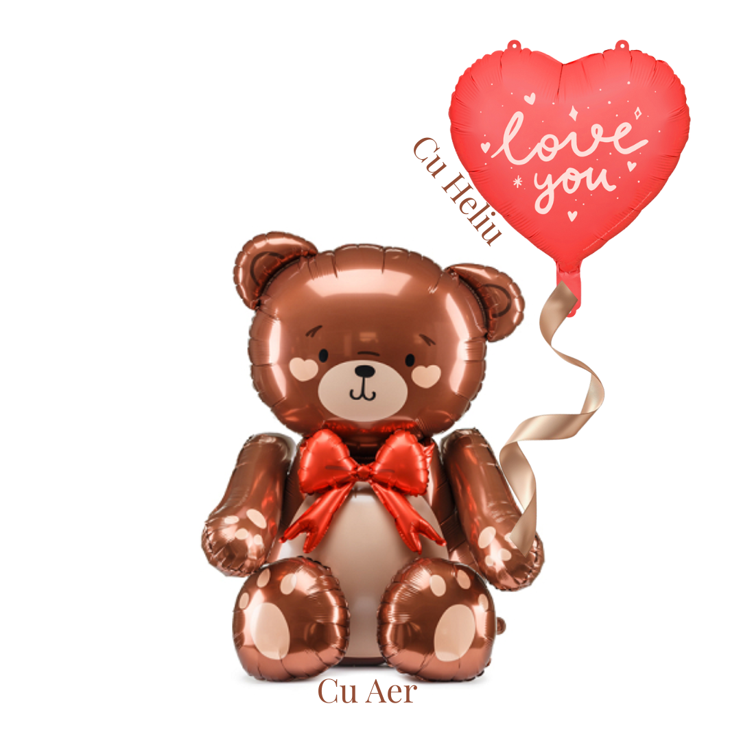 Set baloane Valentine’s Day „Beary in Love”