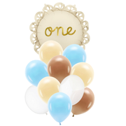 Baloane Cu Heliu Prima Aniversare Albastru (11 buc)